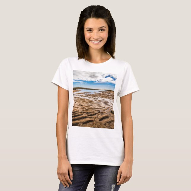Camiseta Budir Beach, Islândia (Frente Completa)