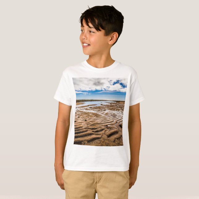 Camiseta Budir Beach, Islândia (Frente Completa)