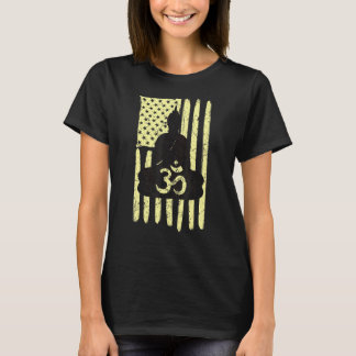 Camiseta Budismo Budista - Símbolo Om Yoga Retro América Vi