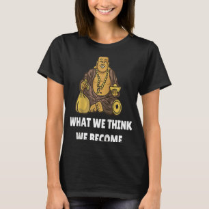 Camiseta Budismo de Monk Namastê Budismo Que Pensamos