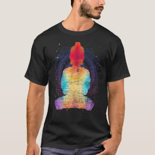 Camiseta Budismo Espiritual Budista Zen Mandala Colorido B