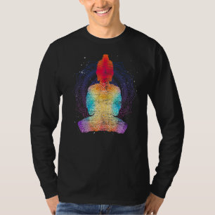 Camiseta Budismo Espiritual Budista Zen Mandala Colorido B