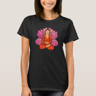 Camiseta Budismo Mediação espiritual Lotus Flor Budista