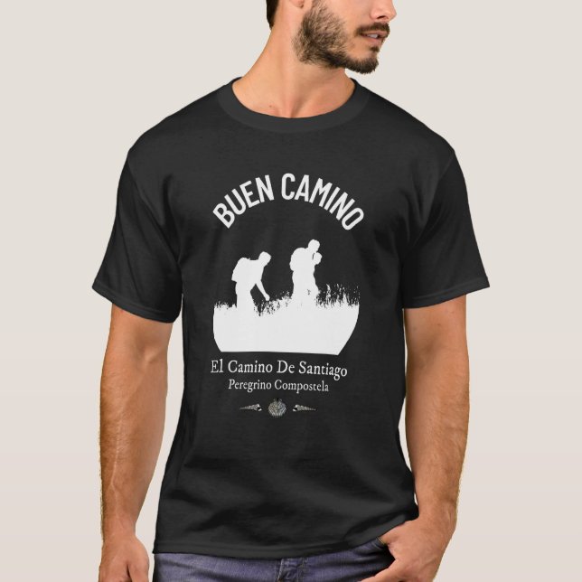 Camiseta Buen Camino De Santiago Peregrino Compos (Frente)