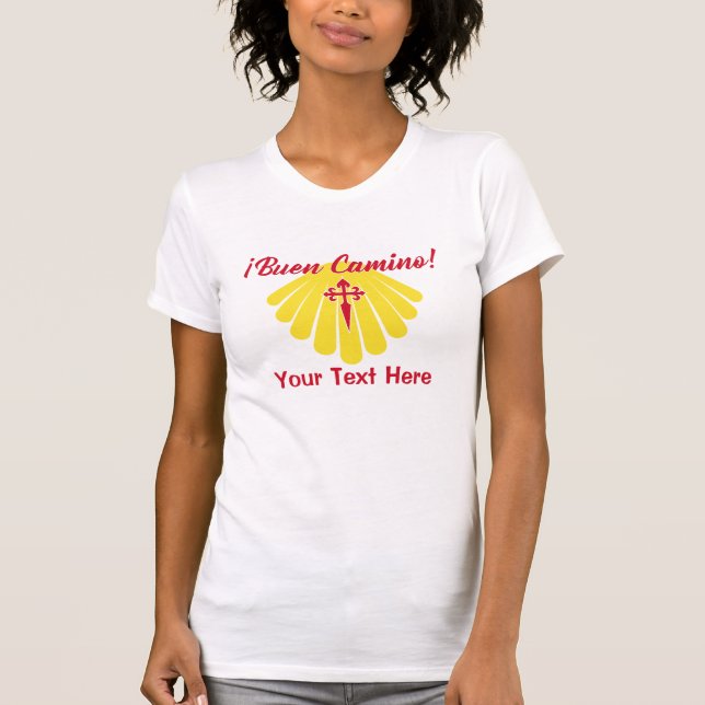 Camiseta Buen Camino, o Camino de Santiago (Frente)