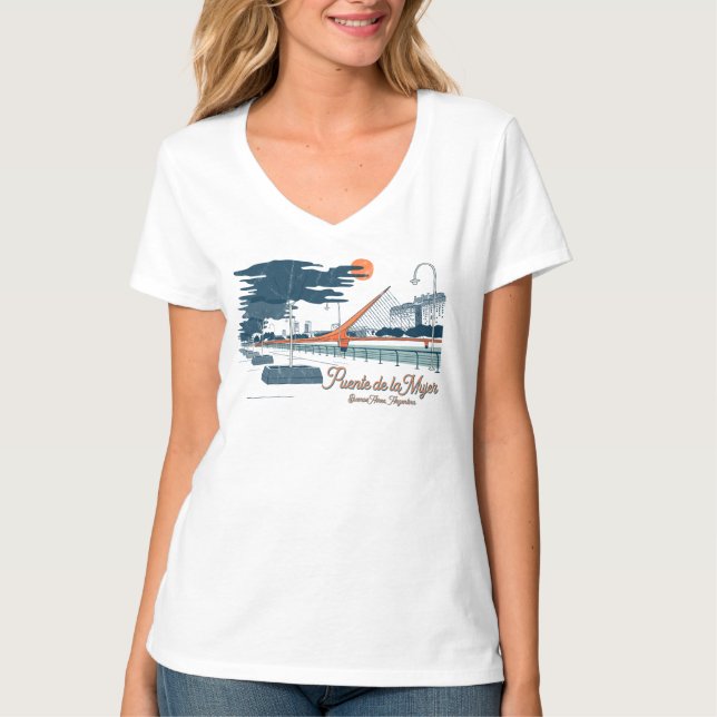 Camiseta Buenos Aires, Argentina Architecture travel city T (Frente)