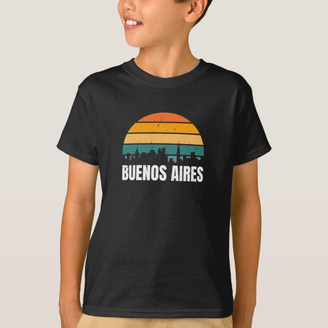 Camiseta Buenos Aires Retro  (Frente)