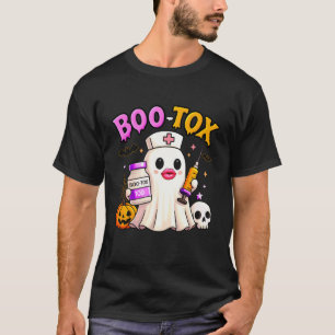 Camiseta Búfala Tox Enfermeira Estética Caveira Abóbora Eng