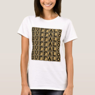 Camiseta Búfalo Búfalo Búfalo Búfalo Búfalo Búfalo