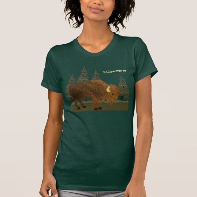 Camiseta Búfalo de Yellowstone (Frente)
