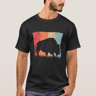 Camiseta Búfalo Retro Bisão Vintage
