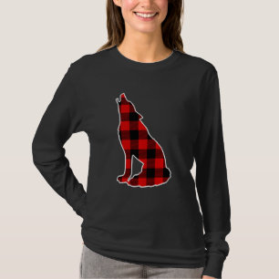 Camiseta Búfalo Vermelho Xadrez Cachorro Correspondente à F