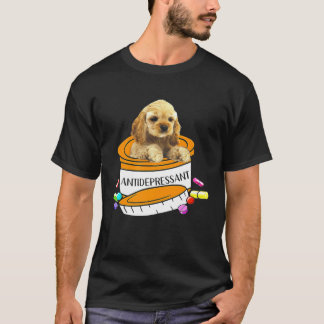 Camiseta Buff Cocker Spaniel Antidepressant