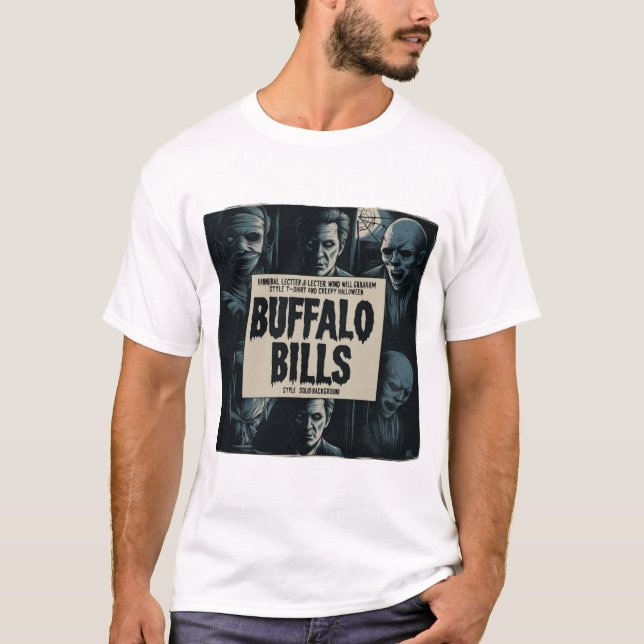 Camiseta buffalo bills halloween (Frente)