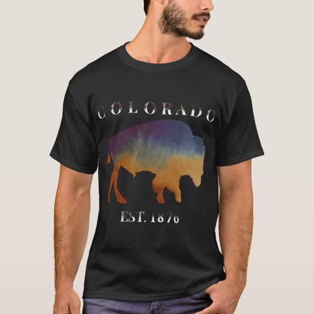 Camiseta Buffalo Bison Colorado 1876 (Frente)