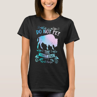 Camiseta Buffalo Bison Não Põe Vacas Fluffy