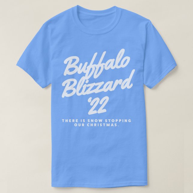 Camiseta Buffalo Blizzard 22 Snow Buffalo NY 2022 (Frente do Design)