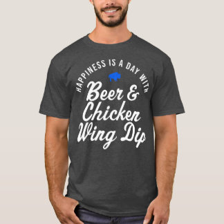 Camiseta Buffalo Chicken Wing Dip Beer Felicidade