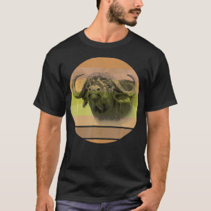 Camiseta Buffalo Closeup em Retrostyle Sunset em África Col