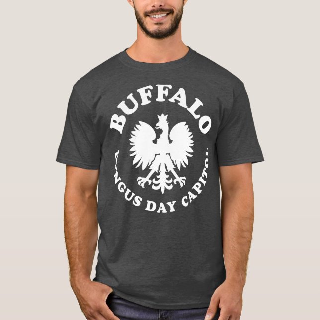 Camiseta Buffalo Dyngus Day Capitol Polish 716 Ski (Frente)