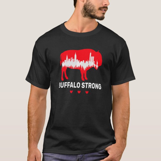 Camiseta Buffalo Forte Reze Por Buffalo City, Boa Vizinhanç (Frente)