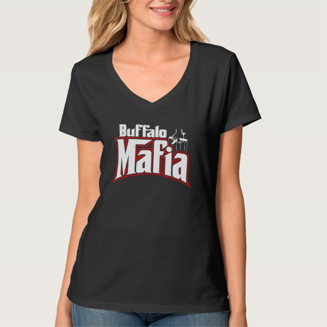 Camiseta Buffalo Mafia Futebol Fanatic Puppet Mão Ny (Frente)