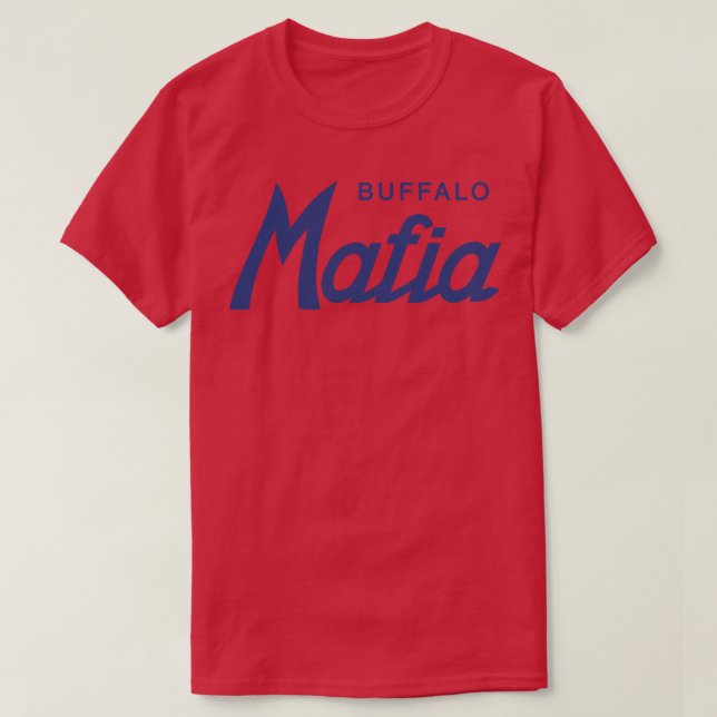 Camiseta Buffalo Mafia Red (Frente do Design)