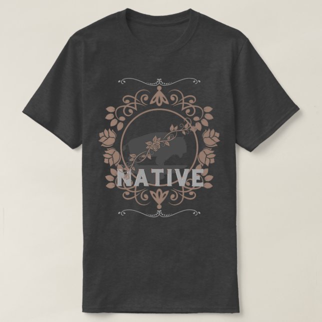 Camiseta Buffalo Nativo (Frente do Design)