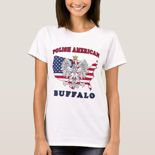 Camiseta Buffalo Nova York Polonês (Frente)
