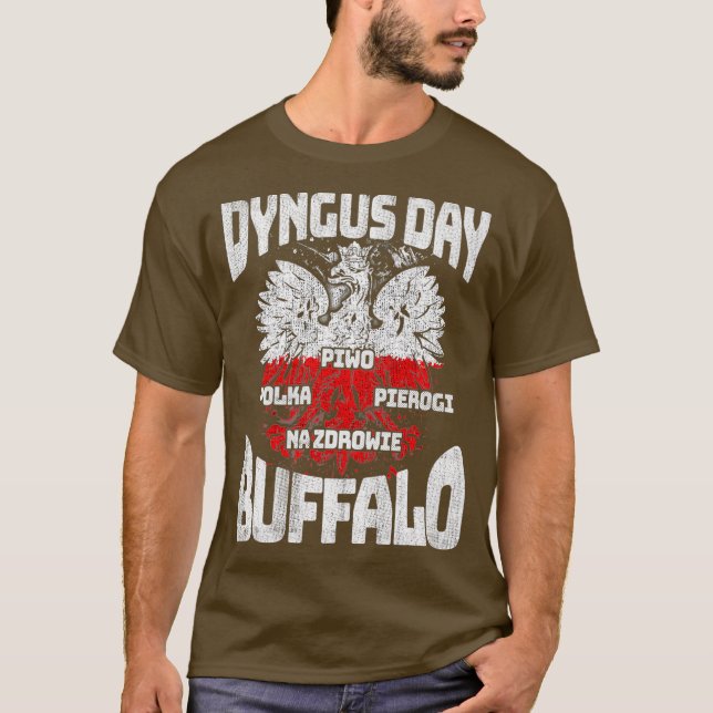 Camiseta Buffalo NY Dyngus Day Piwo Pierogi Polka Music (Frente)