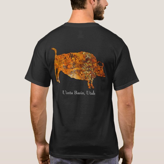 Camiseta Buffalo Petroglicph Espiritual (Verso)