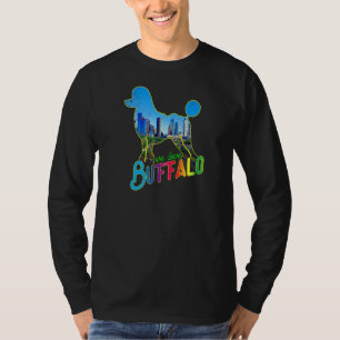 Camiseta Buffalo Poodle Dog Puppy New York Usa Fan