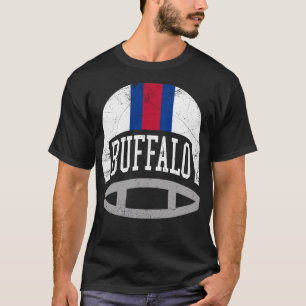 Camiseta Buffalo - Retro Helmet Azul