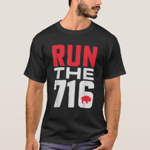 Camiseta Buffalo Runner Executar o 716 Buffalo NY T Shirt