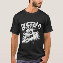 Camiseta Buffalo Skull Art