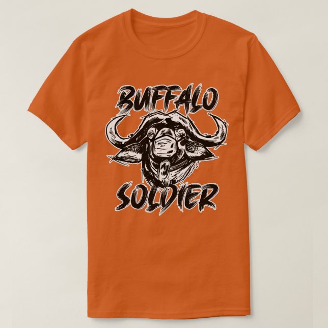 Camiseta Buffalo Soldier Buffalo (Frente do Design)
