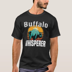 Camiseta Buffalo Whisperer Americano Bison Buffalo Sábio