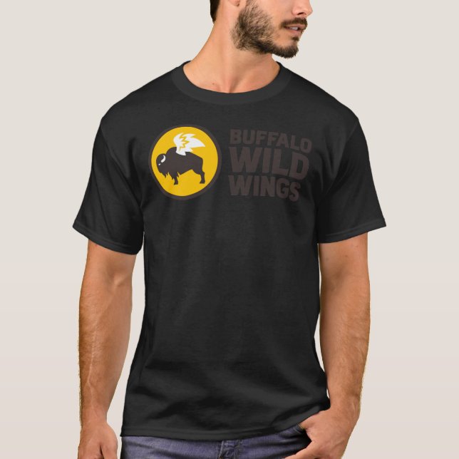 Camiseta Buffalo Wild Wings logótipo Classic T-Shirt (Frente)