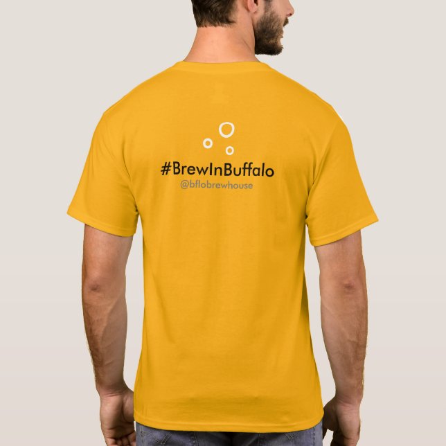Camiseta Buffalo Wings & Brewhouse - BrewInBuffalo T-Shirt (Verso)