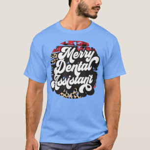 Camiseta Buffalo Xadrez Feliz Dental Assistant de Esquadra