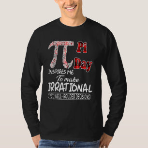Camiseta Buffalo Xadrez Pi Símbolo Pi Dia me inspira matemá