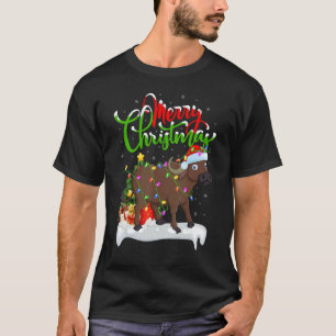 Camiseta Buffalo Xmas Decorações Papais noeis Buffalo Natal