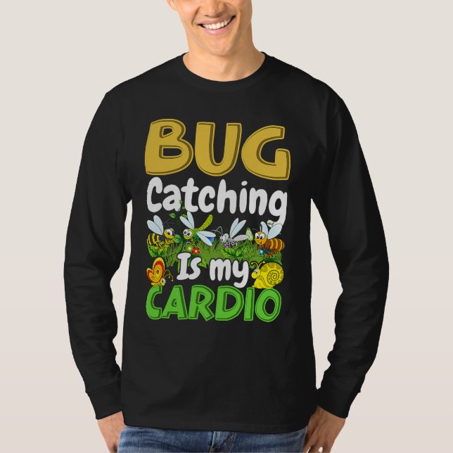 Camiseta Bug  Insect Science  Bug Catching is my Cardio  8 (Frente)