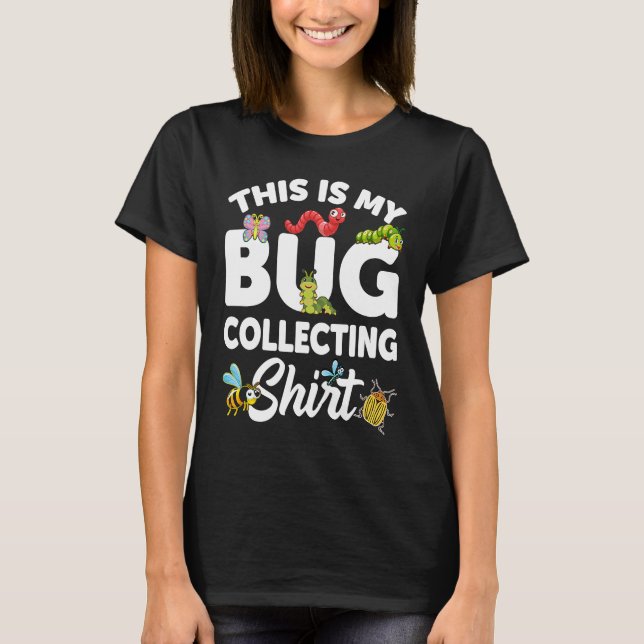 Camiseta Bug  Insect Science This is My Bug Collecting Outf (Frente)