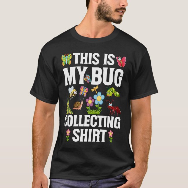 Camiseta Bug  Insect Science This is My Bug Collecting Outf (Frente)