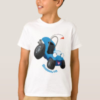 Buggy duna em forma de cartoon de veículos rodoviá