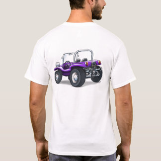 Camiseta Buggy opentop roxo 2 impressão frente/traseira