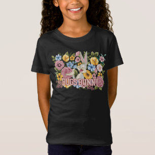 Camiseta BUGS BUNNY™ Bordado Floral Gráfico