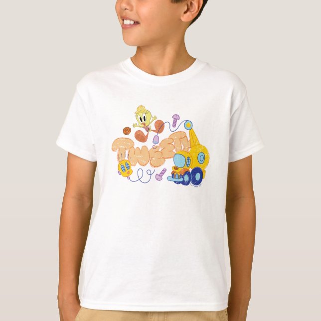 Camiseta BUGS BUNNY BUILDERS™| Desenho do TWEETY™ (Frente)