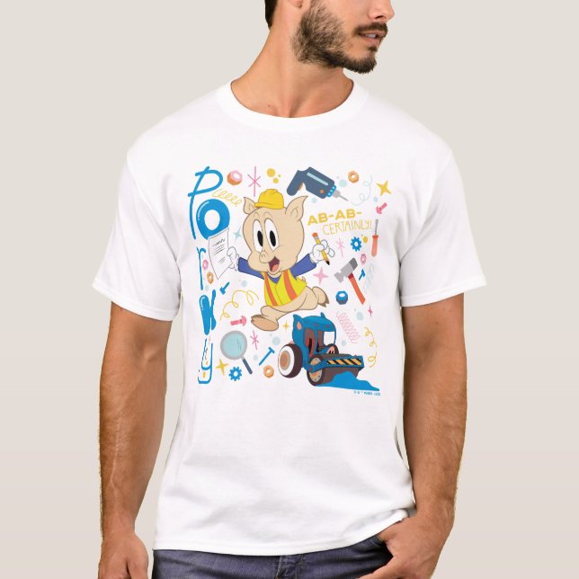 Camiseta BUGS BUNNY BUILDERS™| Ferramentas de Trabalho do P (Frente)